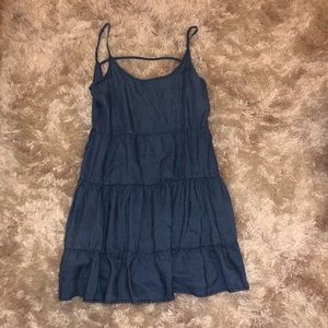 Blue Denim Adjustable Sun Dress